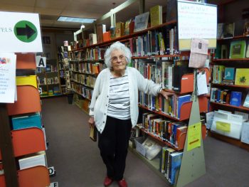 Frances with books