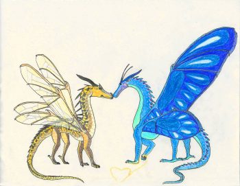 Bella Beard, Age 10 Cricket and Blue from Wings of Fire (March)