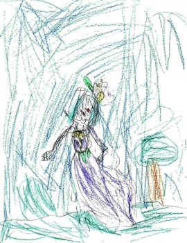 Annalise Pool, Age 5, Violet from The Magic of the Mirror