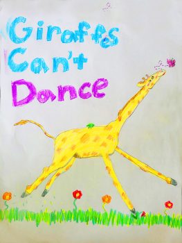 Berlyn Downey, Age 10 Gerald the Giraffe from Giraffes Can’t Dance (July)
