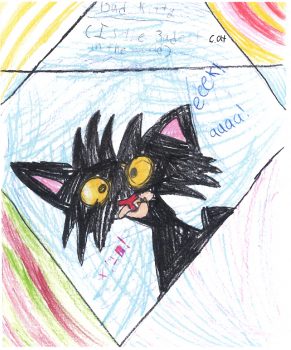 Terryn Mathews, Age 8, Bad Kitty (October)