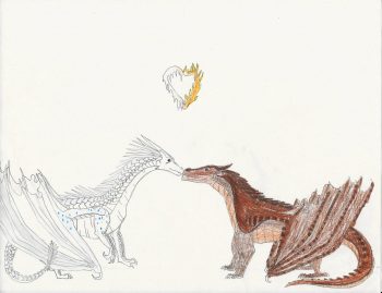 Bella Beard, Age 10, Crystal and Gharial from Wings of Fire
