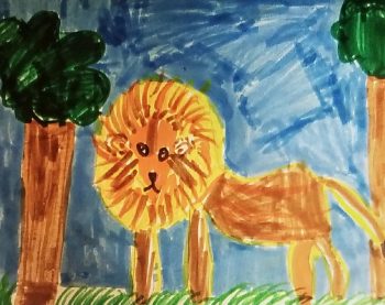 Lizzy Gibbons, Age 7, Aslan from Prince Caspian