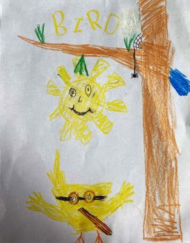 Ian Sowerwine, Age 8, Bird from Bird and Squirrel