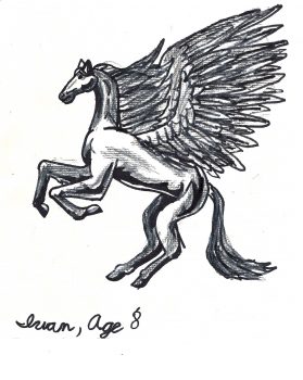 Ivan Tokarev, Age 8, Pegasus (February)
