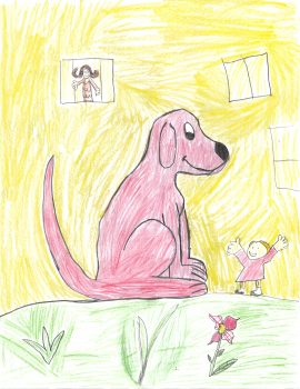 Ona Kypta, Age 7, Clifford the Small Red Puppy