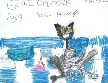 Bryce Opbrock, Age 10, Bad Kitty Gets a Bath