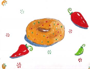 Vasili Tokarev, Age 7, Jalapeno Bagels (September)