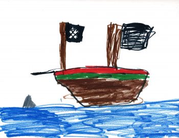 Jax Budesa, Age 6, Pirates Past Noon