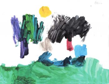 Olivia Rivera, Age 5, All Are Welcome (April)